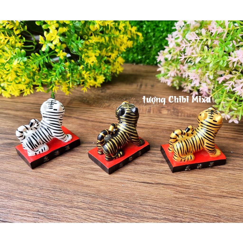 Tượng Hổ nhí ngang 5cm x cao 4.5cm